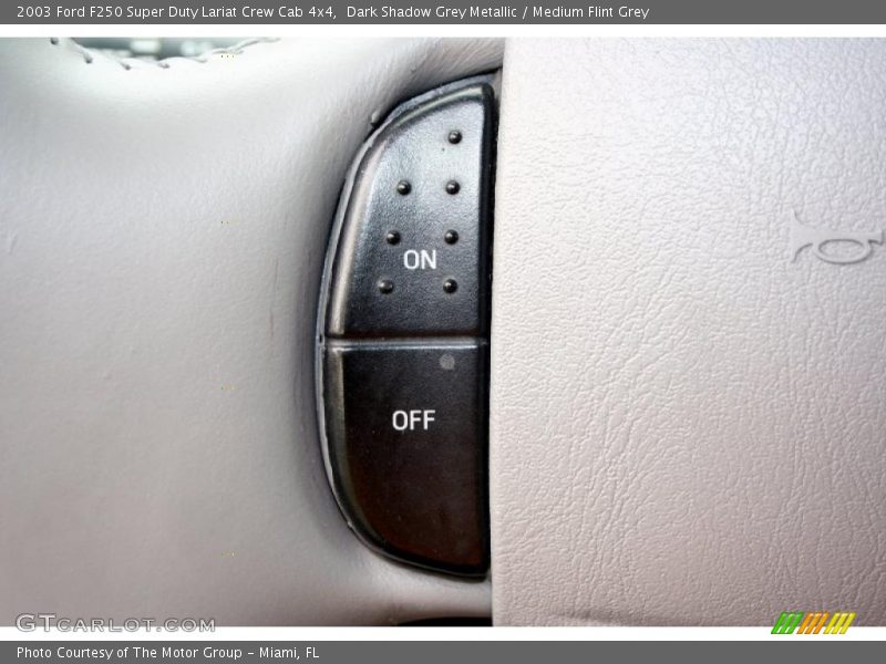 Dark Shadow Grey Metallic / Medium Flint Grey 2003 Ford F250 Super Duty Lariat Crew Cab 4x4