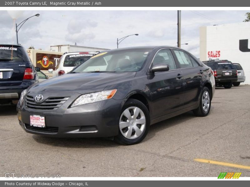 Magnetic Gray Metallic / Ash 2007 Toyota Camry LE