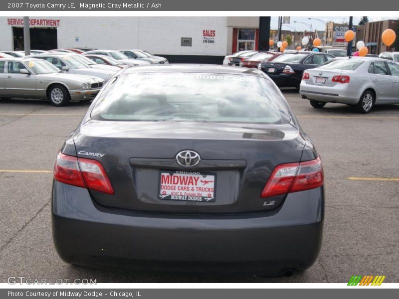 Magnetic Gray Metallic / Ash 2007 Toyota Camry LE