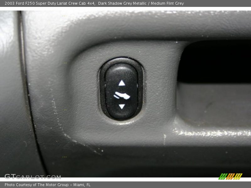 Dark Shadow Grey Metallic / Medium Flint Grey 2003 Ford F250 Super Duty Lariat Crew Cab 4x4