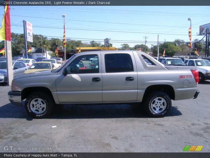 Light Pewter Metallic / Dark Charcoal 2003 Chevrolet Avalanche Z66
