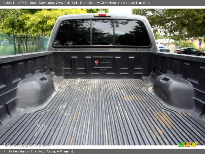 Dark Shadow Grey Metallic / Medium Flint Grey 2003 Ford F250 Super Duty Lariat Crew Cab 4x4