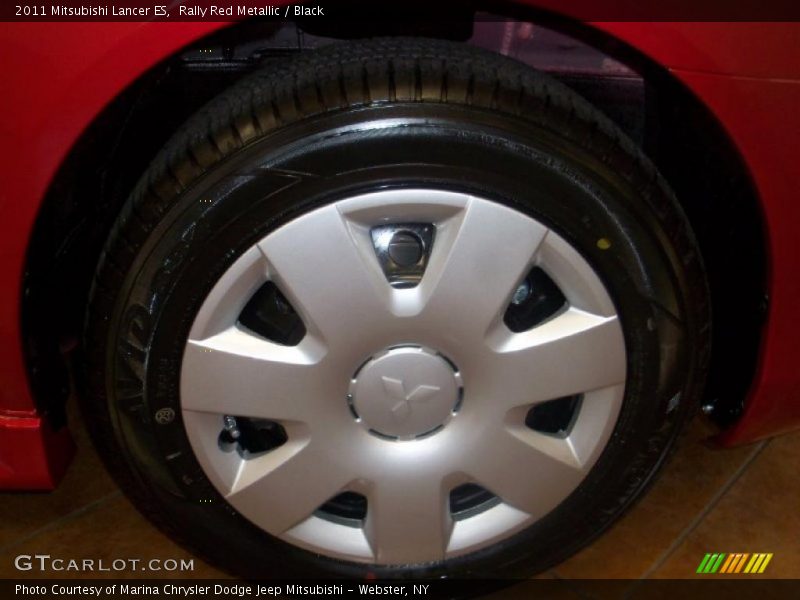Rally Red Metallic / Black 2011 Mitsubishi Lancer ES