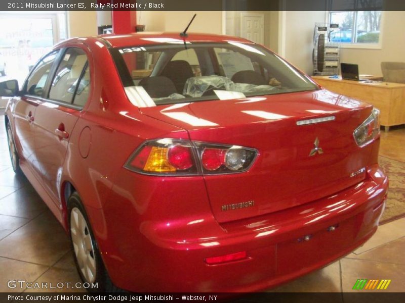 Rally Red Metallic / Black 2011 Mitsubishi Lancer ES