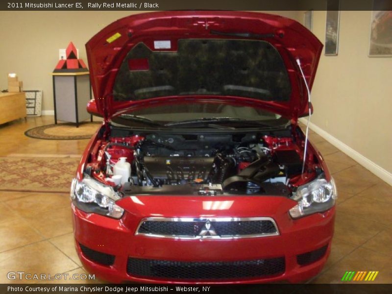 Rally Red Metallic / Black 2011 Mitsubishi Lancer ES