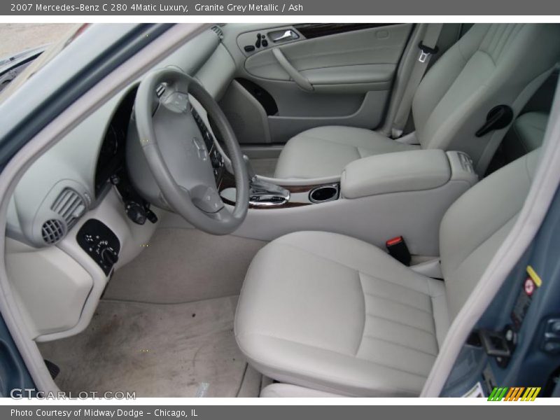 Granite Grey Metallic / Ash 2007 Mercedes-Benz C 280 4Matic Luxury
