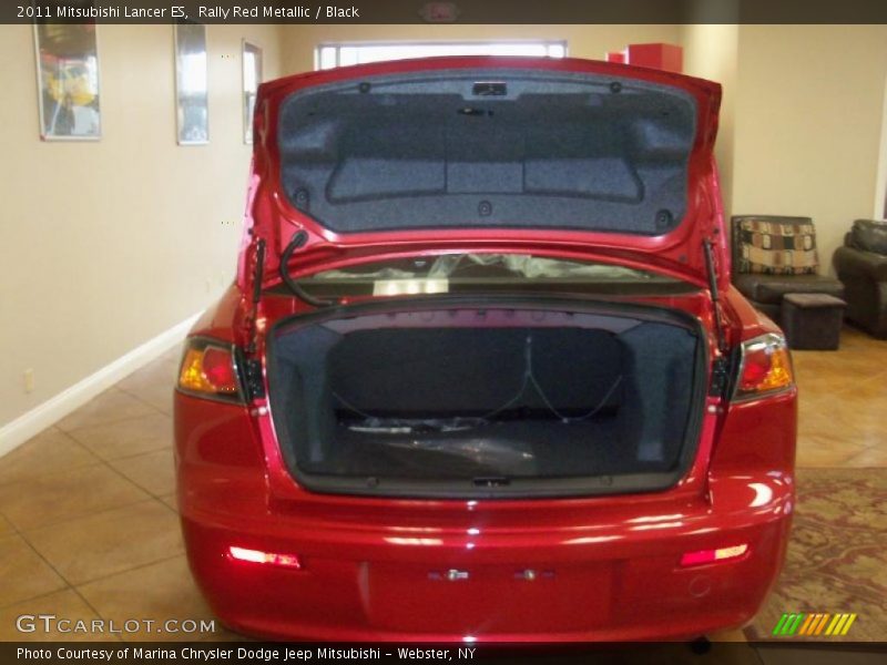 Rally Red Metallic / Black 2011 Mitsubishi Lancer ES