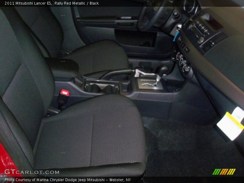 Rally Red Metallic / Black 2011 Mitsubishi Lancer ES