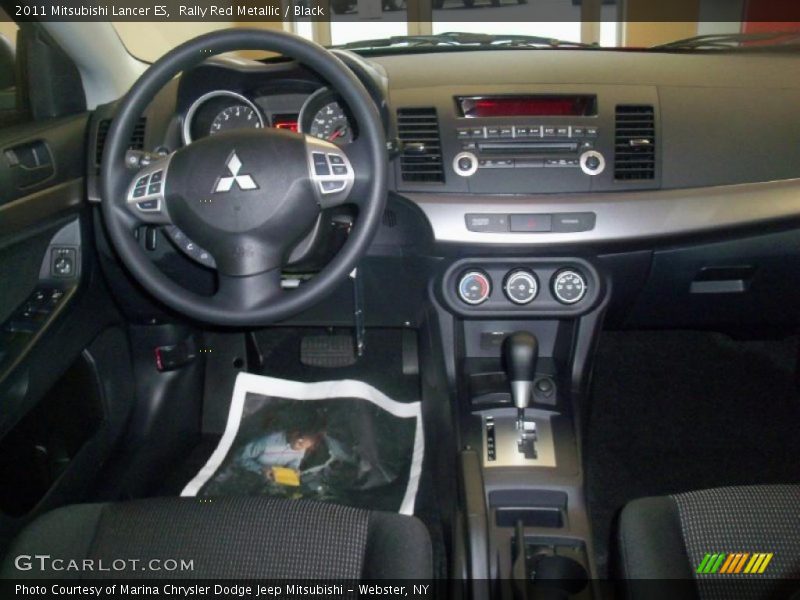 Dashboard of 2011 Lancer ES