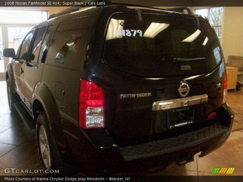 Super Black / Cafe Latte 2008 Nissan Pathfinder SE 4x4