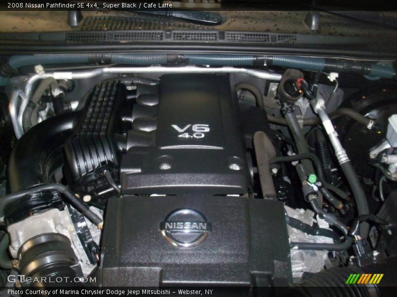 Super Black / Cafe Latte 2008 Nissan Pathfinder SE 4x4