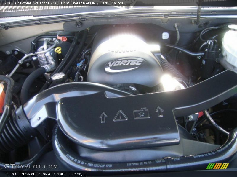 Light Pewter Metallic / Dark Charcoal 2003 Chevrolet Avalanche Z66