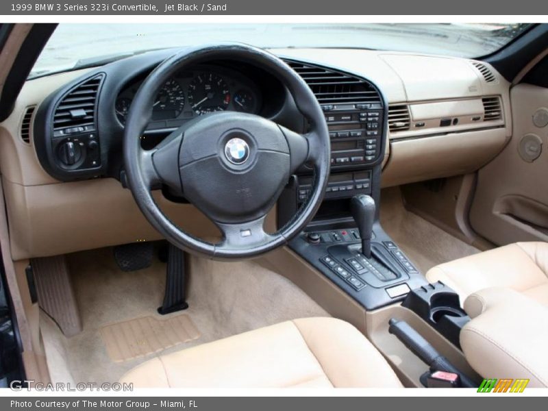 Sand Interior - 1999 3 Series 323i Convertible 