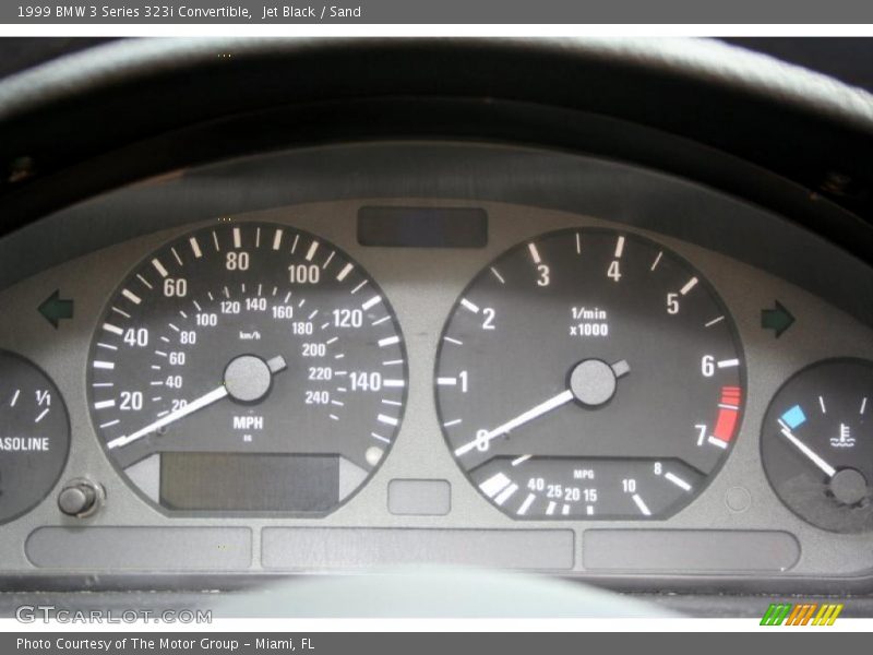 Jet Black / Sand 1999 BMW 3 Series 323i Convertible