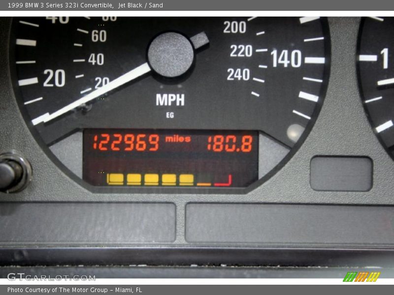 Jet Black / Sand 1999 BMW 3 Series 323i Convertible