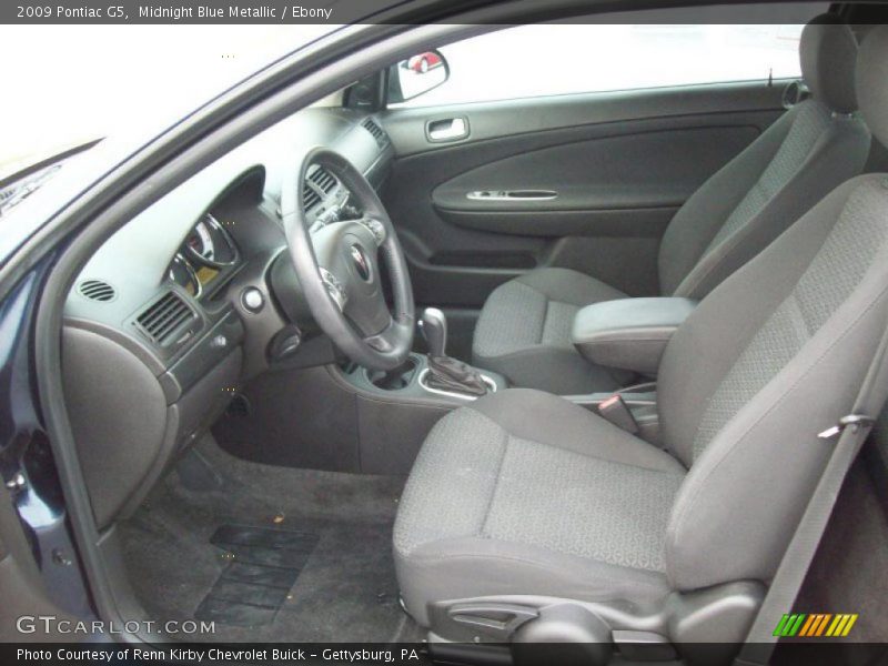 Midnight Blue Metallic / Ebony 2009 Pontiac G5