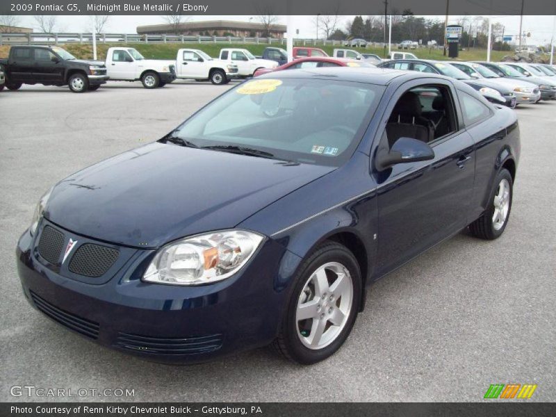 Midnight Blue Metallic / Ebony 2009 Pontiac G5