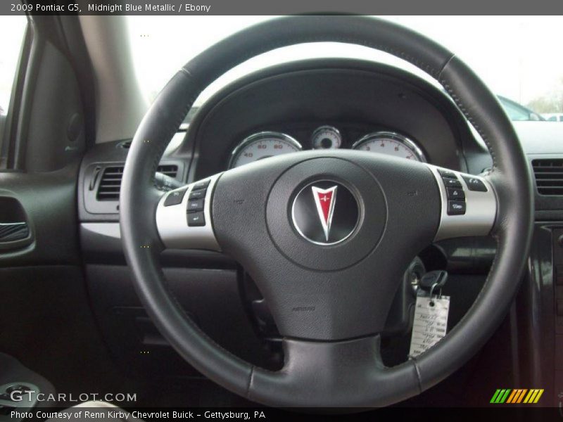 Midnight Blue Metallic / Ebony 2009 Pontiac G5