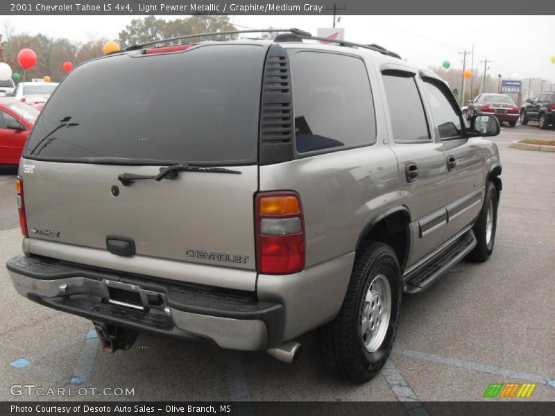 Light Pewter Metallic / Graphite/Medium Gray 2001 Chevrolet Tahoe LS 4x4