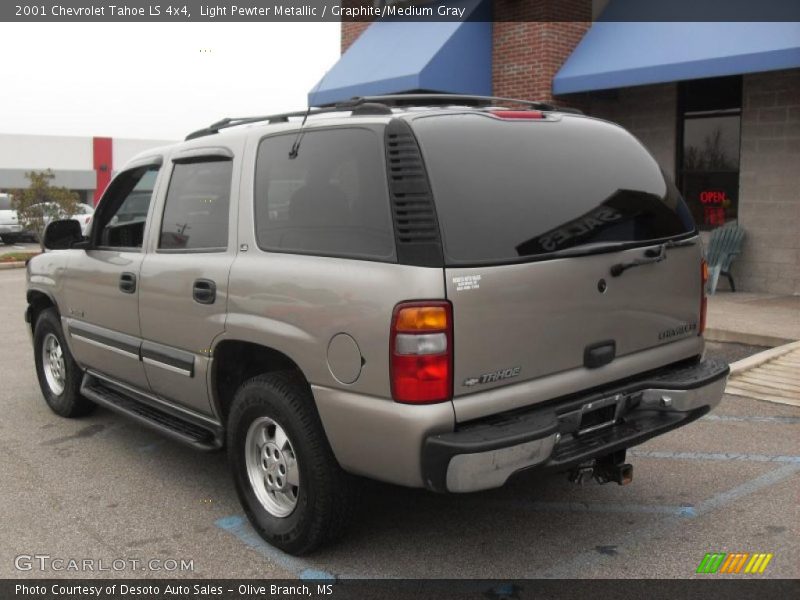 Light Pewter Metallic / Graphite/Medium Gray 2001 Chevrolet Tahoe LS 4x4