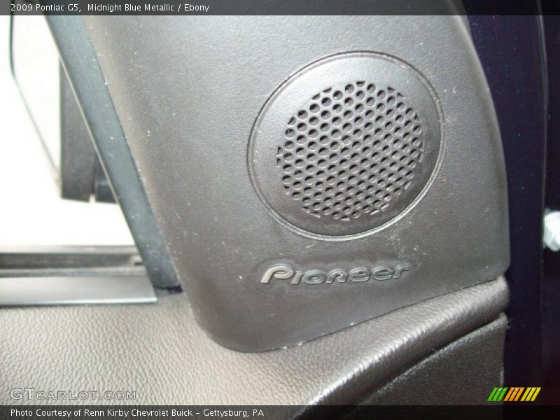 Midnight Blue Metallic / Ebony 2009 Pontiac G5