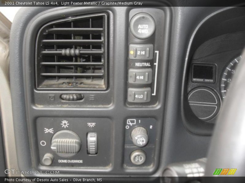 Light Pewter Metallic / Graphite/Medium Gray 2001 Chevrolet Tahoe LS 4x4