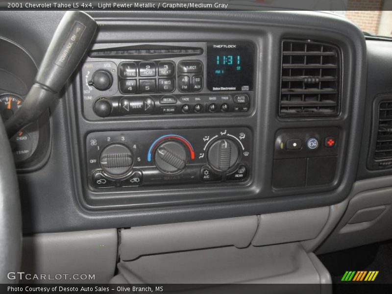 Light Pewter Metallic / Graphite/Medium Gray 2001 Chevrolet Tahoe LS 4x4