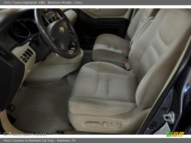 Bluestone Metallic / Ivory 2001 Toyota Highlander 4WD