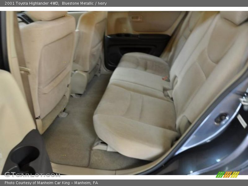 Bluestone Metallic / Ivory 2001 Toyota Highlander 4WD