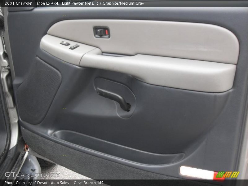 Light Pewter Metallic / Graphite/Medium Gray 2001 Chevrolet Tahoe LS 4x4