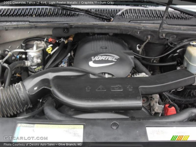 Light Pewter Metallic / Graphite/Medium Gray 2001 Chevrolet Tahoe LS 4x4