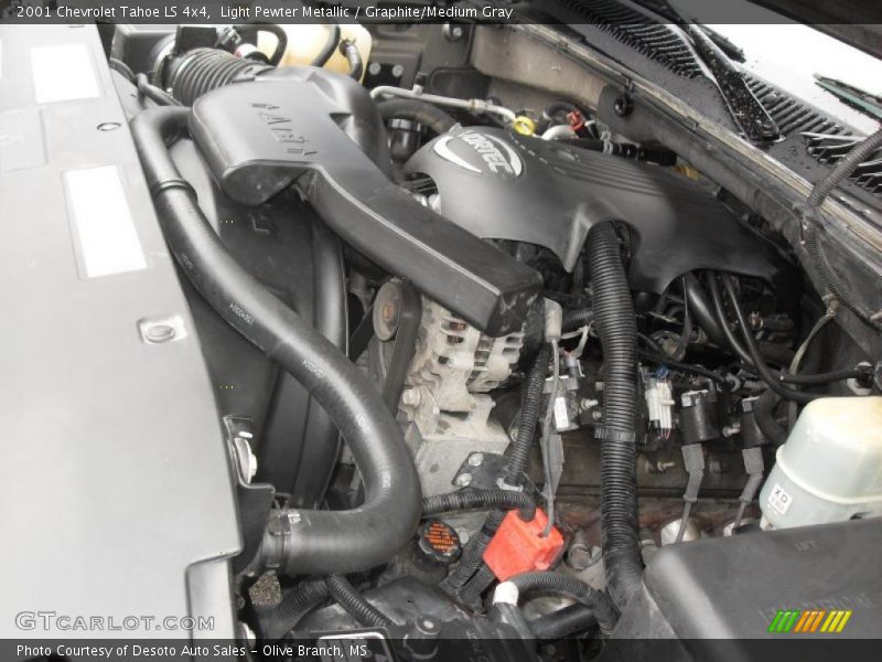 Light Pewter Metallic / Graphite/Medium Gray 2001 Chevrolet Tahoe LS 4x4