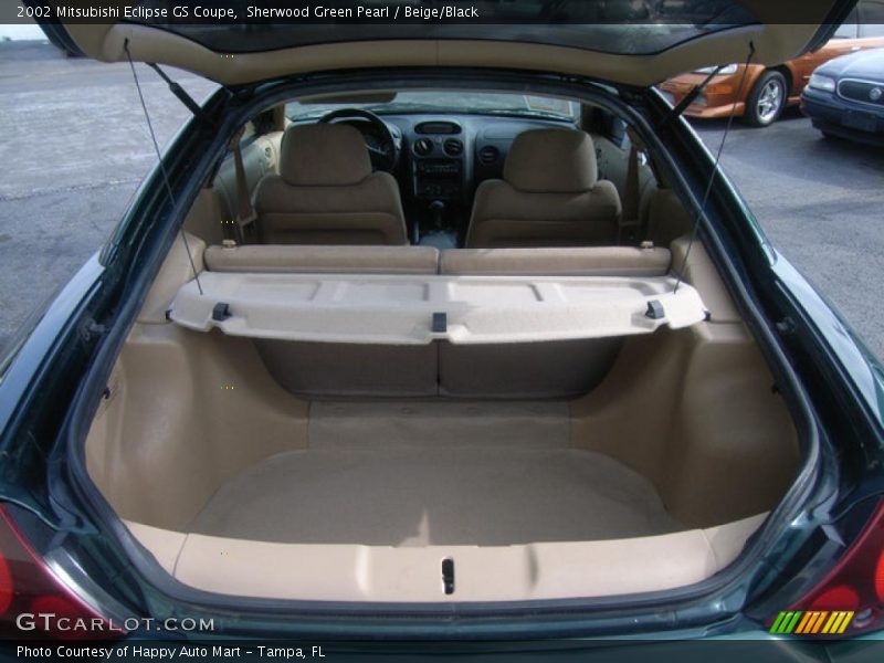 Sherwood Green Pearl / Beige/Black 2002 Mitsubishi Eclipse GS Coupe