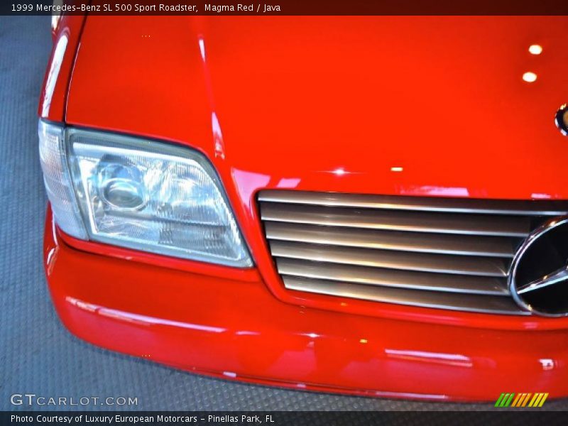 Magma Red / Java 1999 Mercedes-Benz SL 500 Sport Roadster