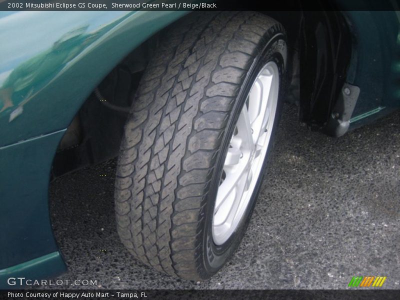 Sherwood Green Pearl / Beige/Black 2002 Mitsubishi Eclipse GS Coupe