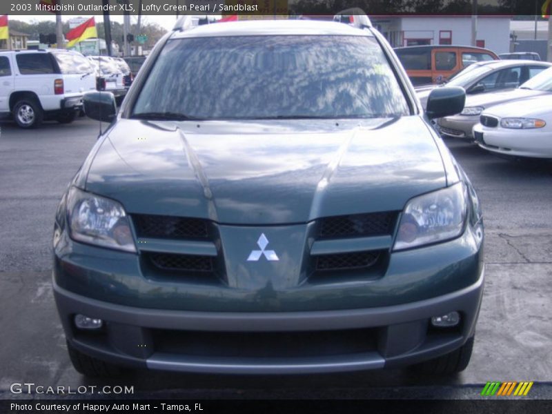 Lofty Green Pearl / Sandblast 2003 Mitsubishi Outlander XLS