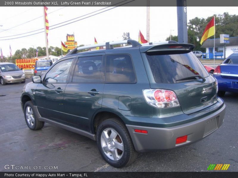 Lofty Green Pearl / Sandblast 2003 Mitsubishi Outlander XLS