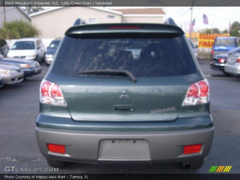 Lofty Green Pearl / Sandblast 2003 Mitsubishi Outlander XLS
