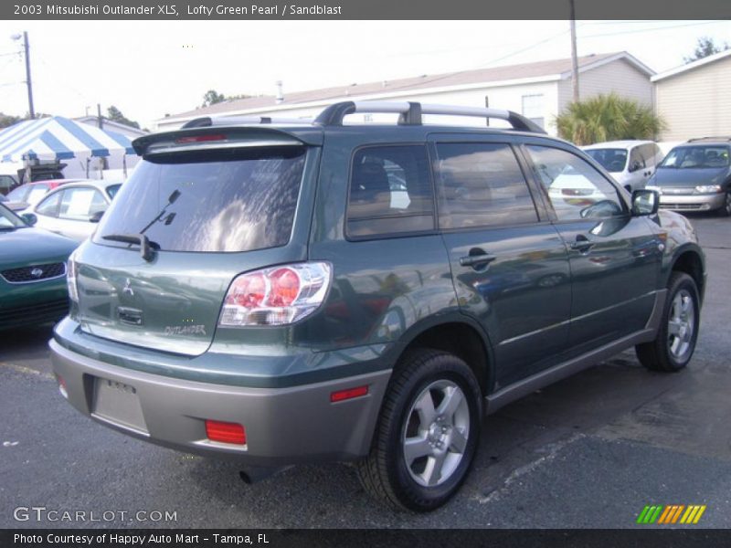Lofty Green Pearl / Sandblast 2003 Mitsubishi Outlander XLS