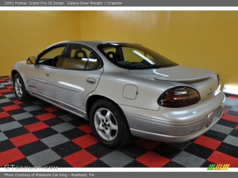 Galaxy Silver Metallic / Graphite 2001 Pontiac Grand Prix SE Sedan