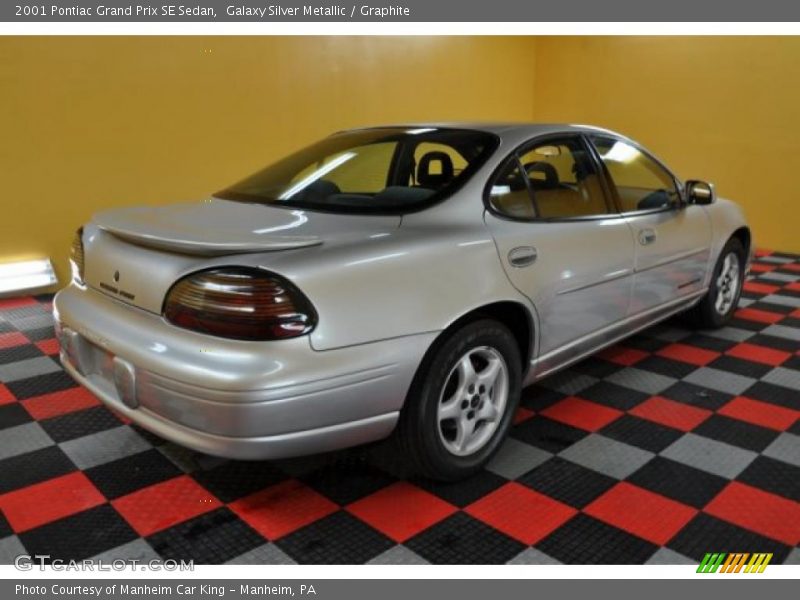 Galaxy Silver Metallic / Graphite 2001 Pontiac Grand Prix SE Sedan