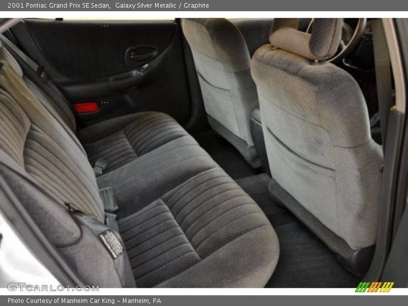  2001 Grand Prix SE Sedan Graphite Interior