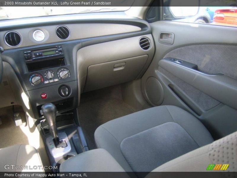Lofty Green Pearl / Sandblast 2003 Mitsubishi Outlander XLS