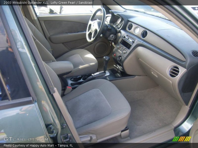Lofty Green Pearl / Sandblast 2003 Mitsubishi Outlander XLS