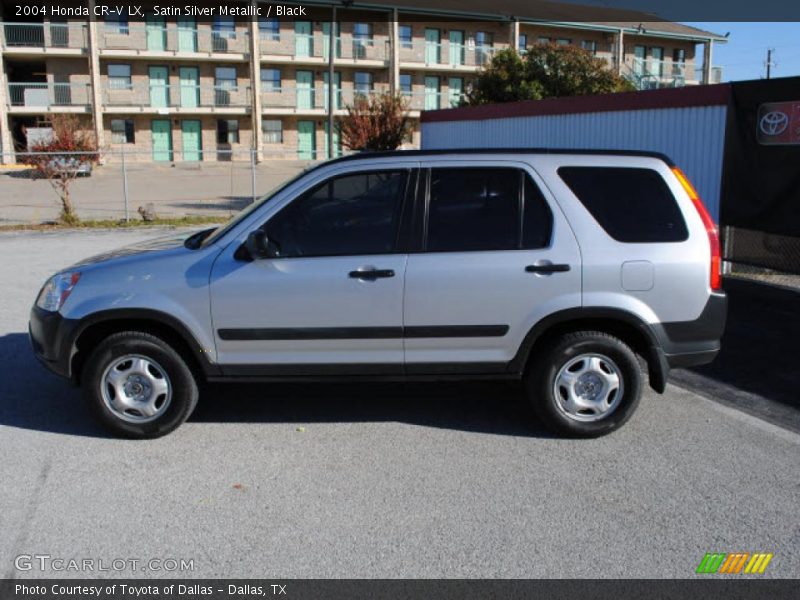 Satin Silver Metallic / Black 2004 Honda CR-V LX