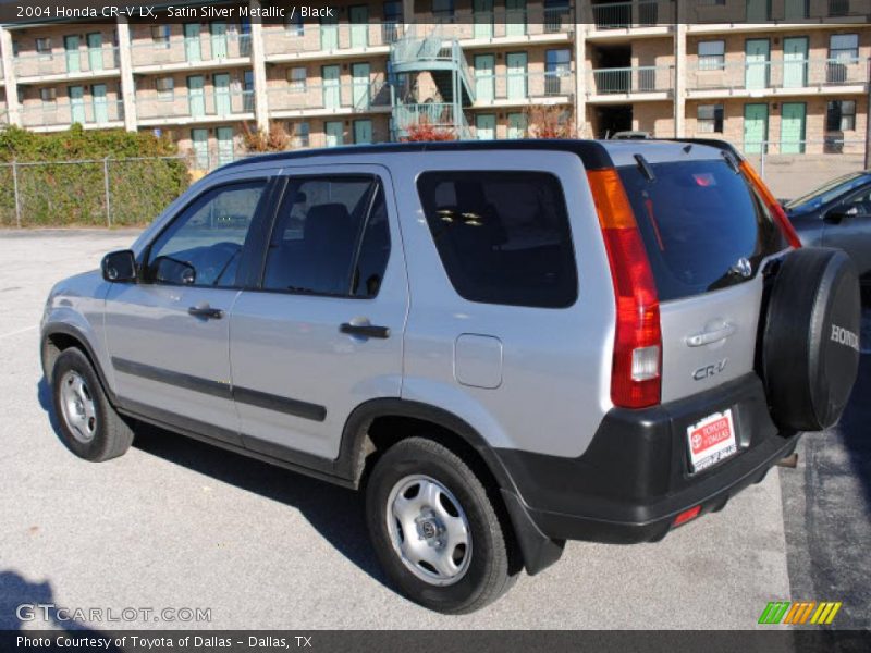 Satin Silver Metallic / Black 2004 Honda CR-V LX
