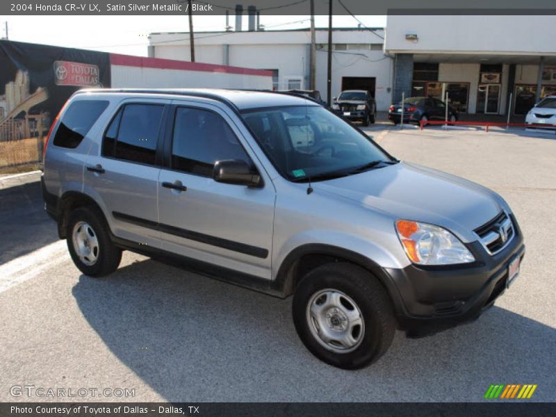 Satin Silver Metallic / Black 2004 Honda CR-V LX