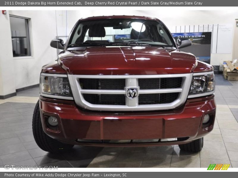 Deep Cherry Red Crystal Pearl / Dark Slate Gray/Medium Slate Gray 2011 Dodge Dakota Big Horn Extended Cab