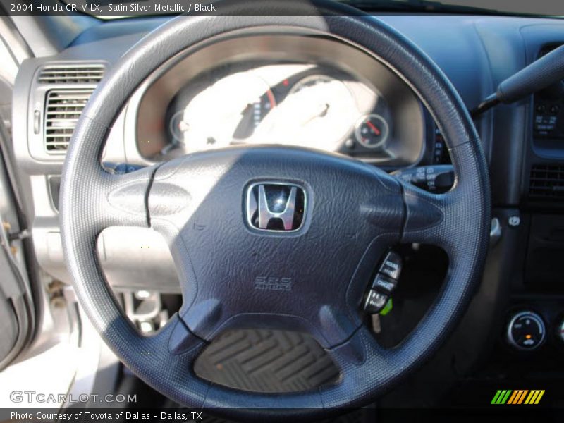 Satin Silver Metallic / Black 2004 Honda CR-V LX