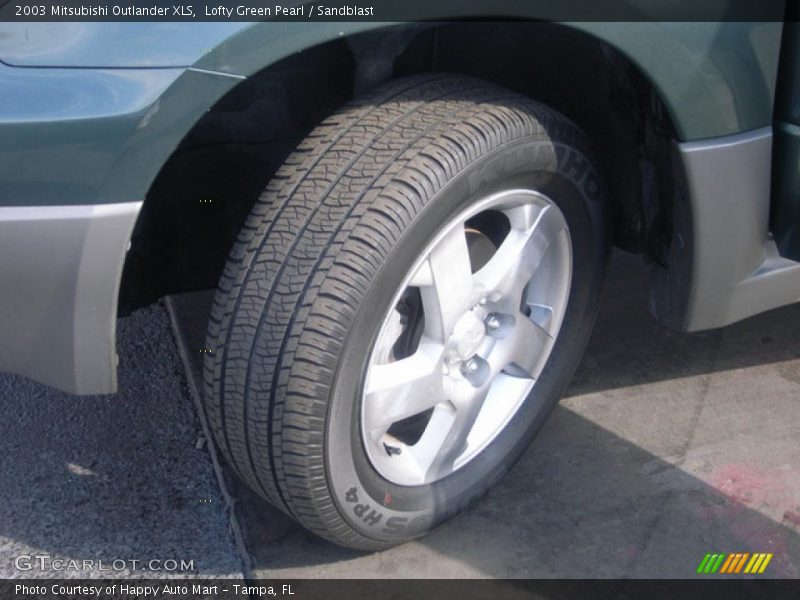 Lofty Green Pearl / Sandblast 2003 Mitsubishi Outlander XLS